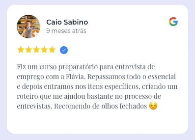Depoimento sobre aula particular de espanhol para negócios