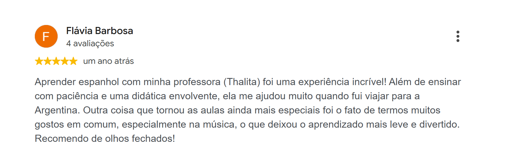 Depoimento flavia barbosa